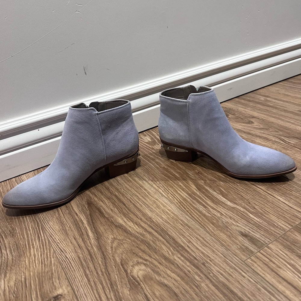 NWOT Circus by Sam Edelman Holt Blue Suede Ankle Boots size 8 - Picture 5 of 5